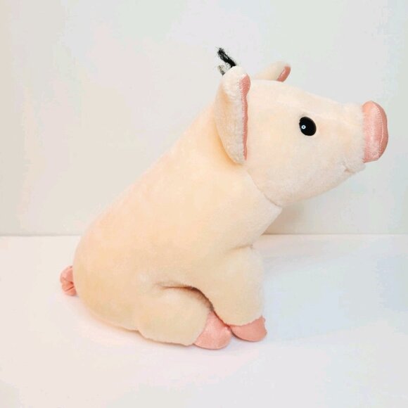 Vtg 1995 PLAYSKOOL Babe the Gallant Pig Pink Plush Hasbro Stuffed Toy 27901 - Picture 2 of 8